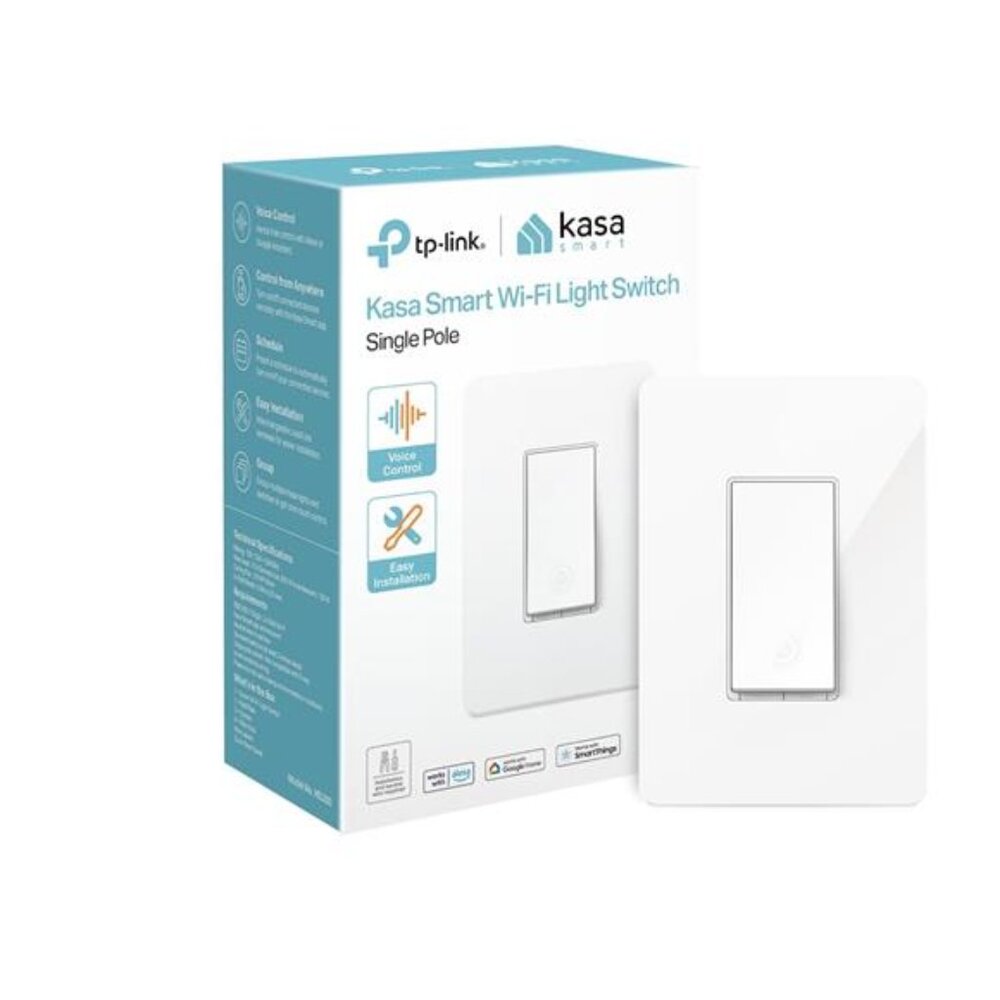 Kasa Smart Light Switch HS200, Single Pole, Needs Neutral Wire